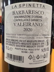 Barbaresco La Spinetta Valeirano 2020