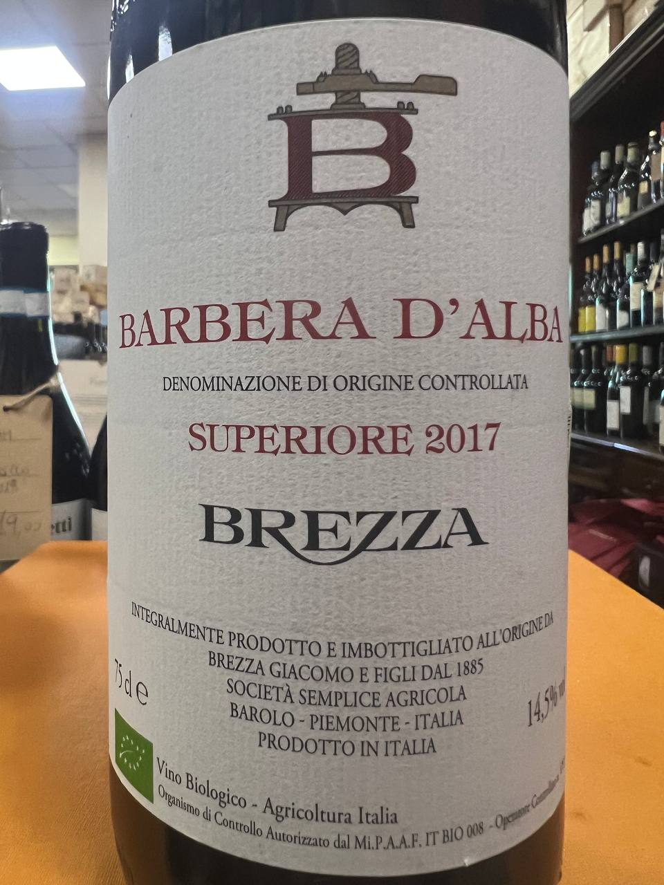 Barbera D'alba Superiore 2017 Brezza