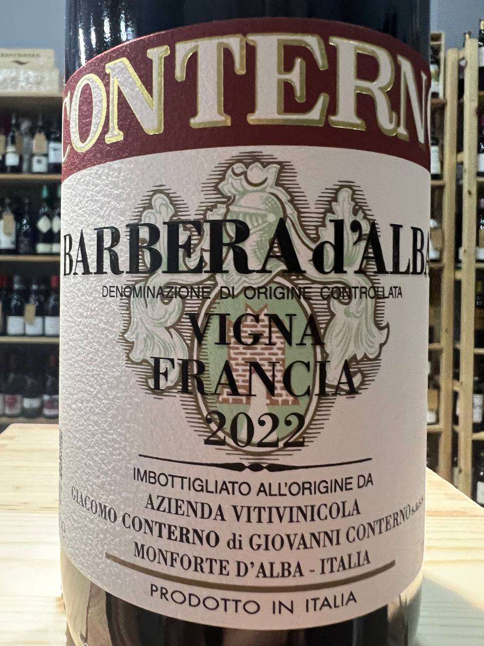 Barbera d'Alba Vigna Francia Giacomo Conterno 2022