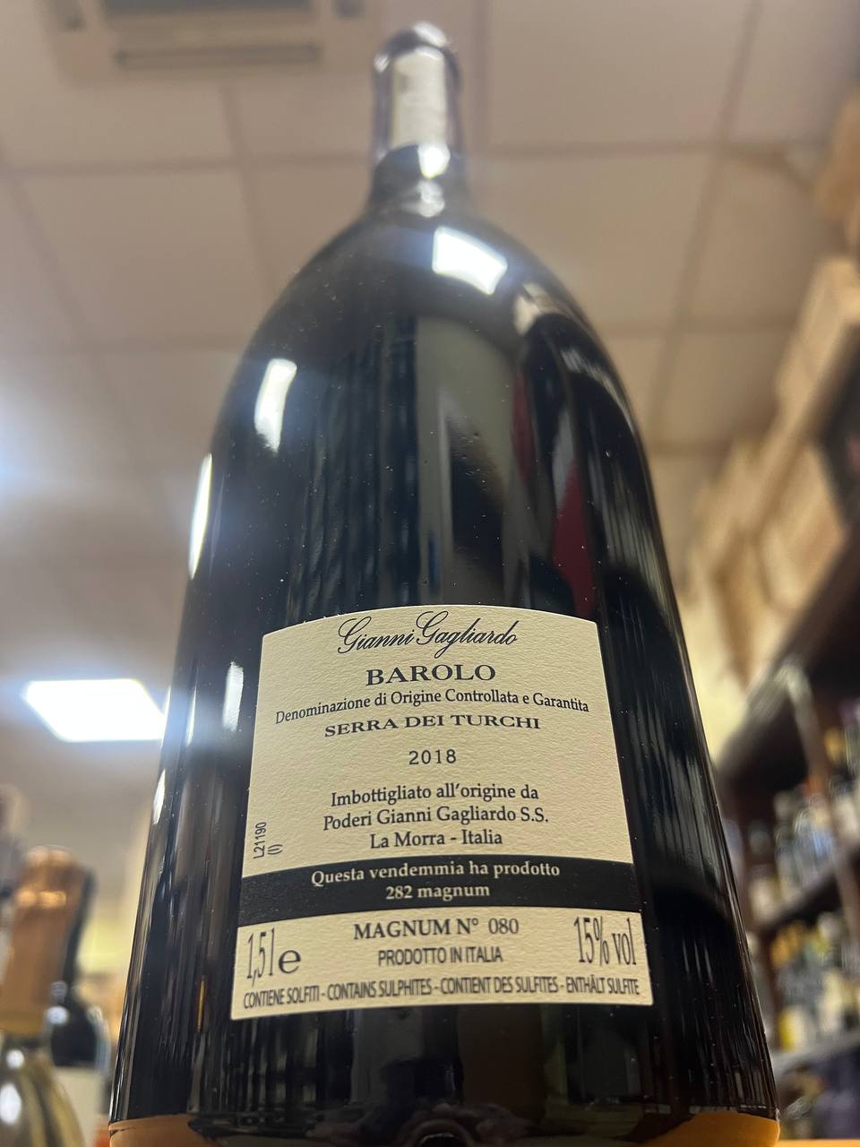 Barolo Serra dei Turchi 2018 Magnum - Poderi Gianni Gagliardo