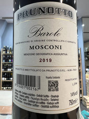 Barolo Mosconi 2019 Prunotto