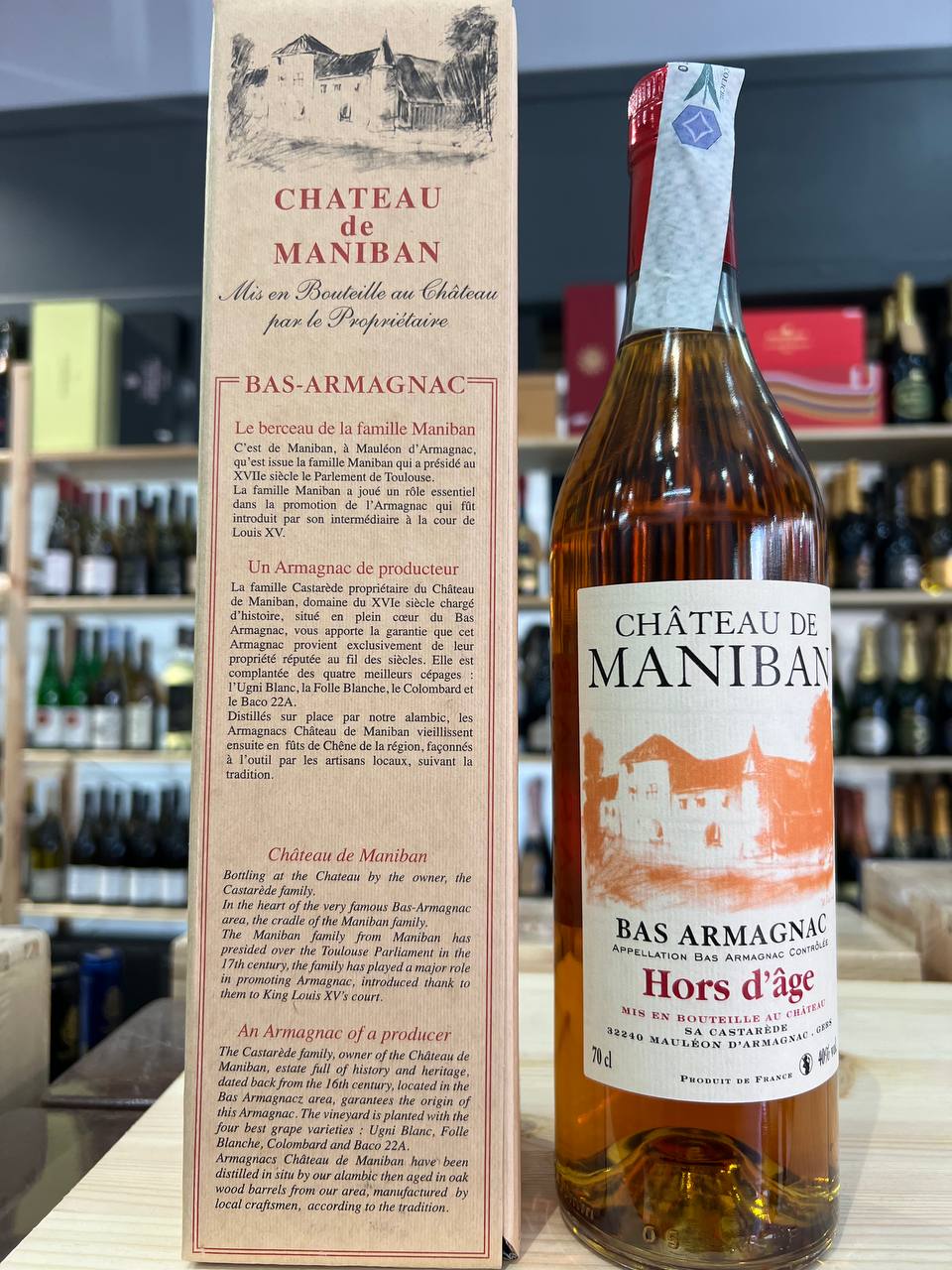 Bas Armagnac Château De Maniban Hors d'âge