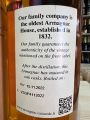 Bas Armagnac Château De Maniban V.S.O.P. Castarède