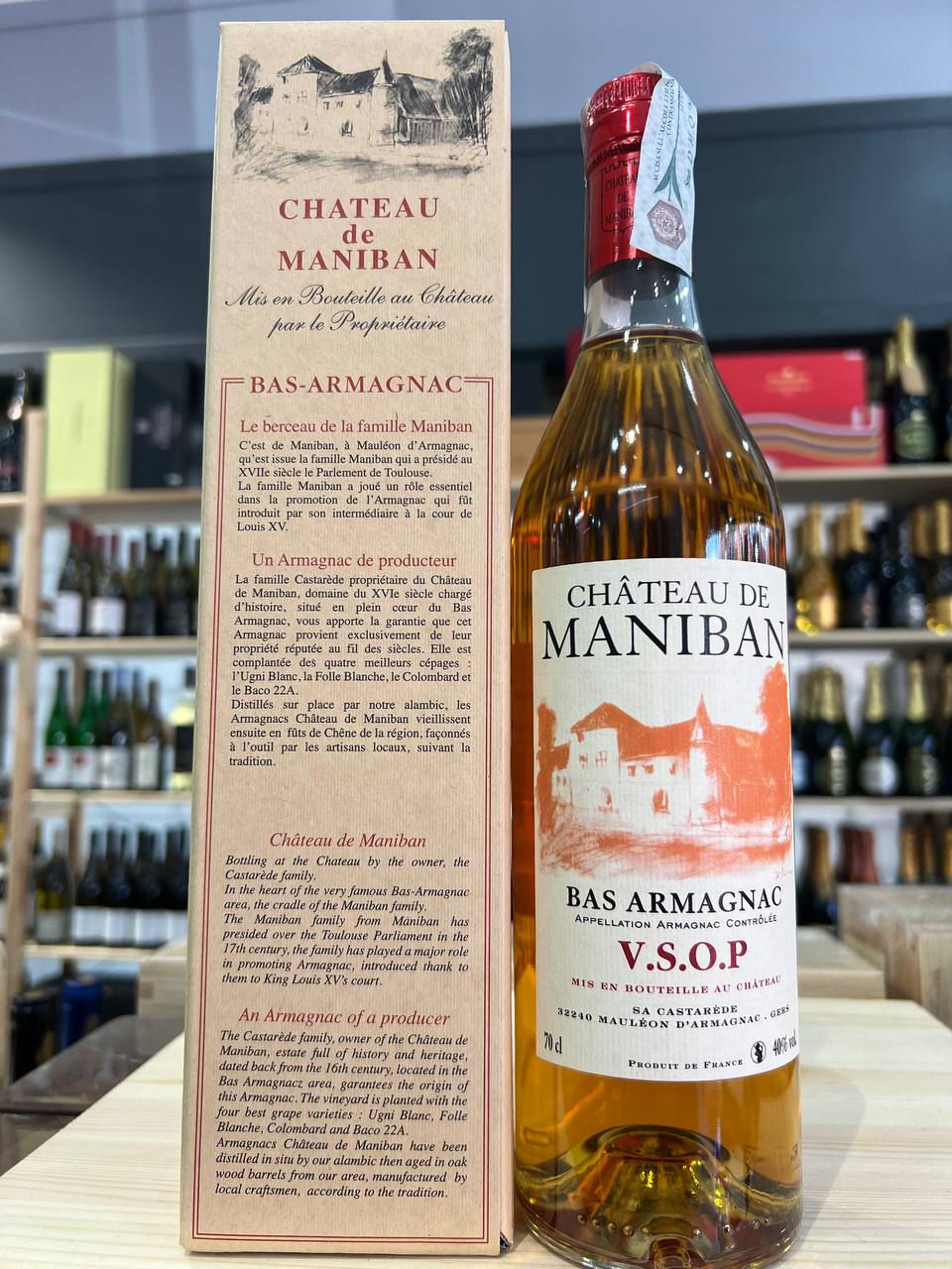 Bas Armagnac Château De Maniban V.S.O.P. Castarède