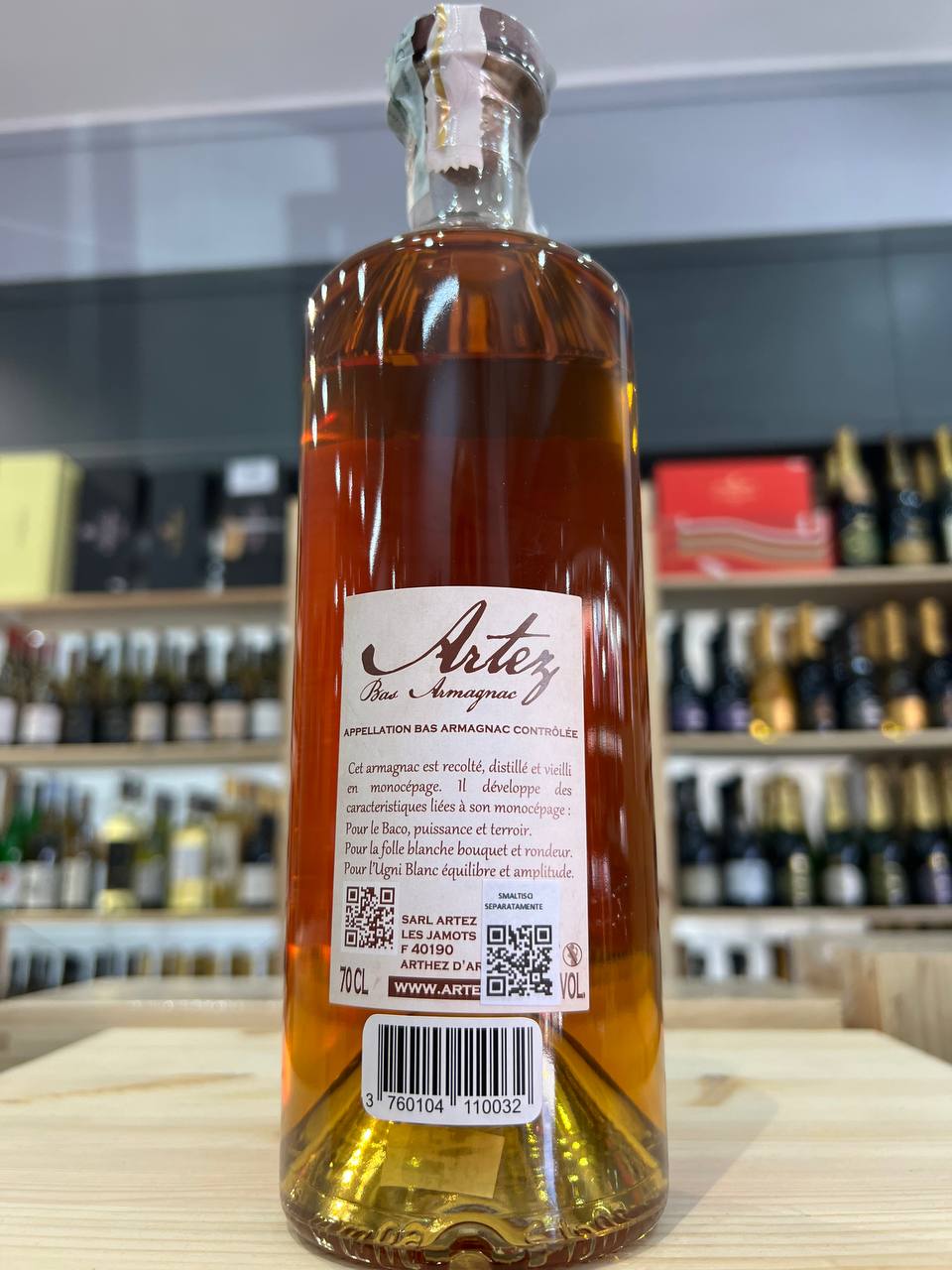 Armagnac Baco Artez Napoléon