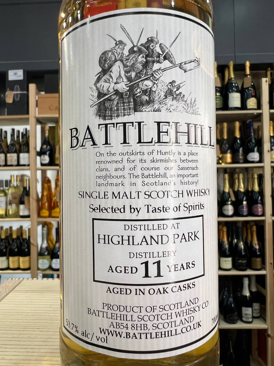 Battlehill  Single Malt Scotch Whisky 11 years