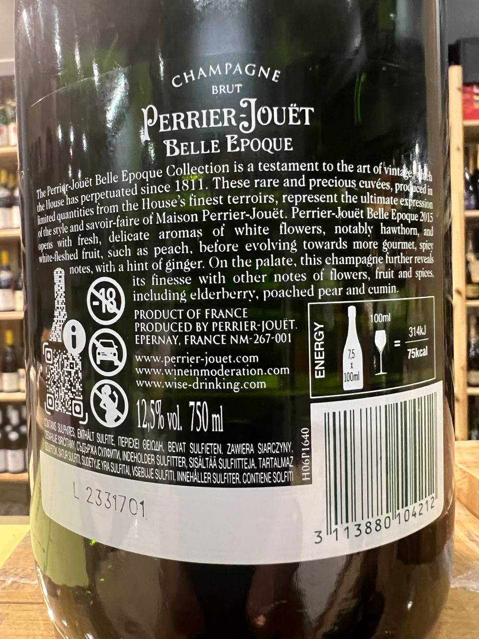 Champagne Belle Epoque 2015 Perrier-jouët