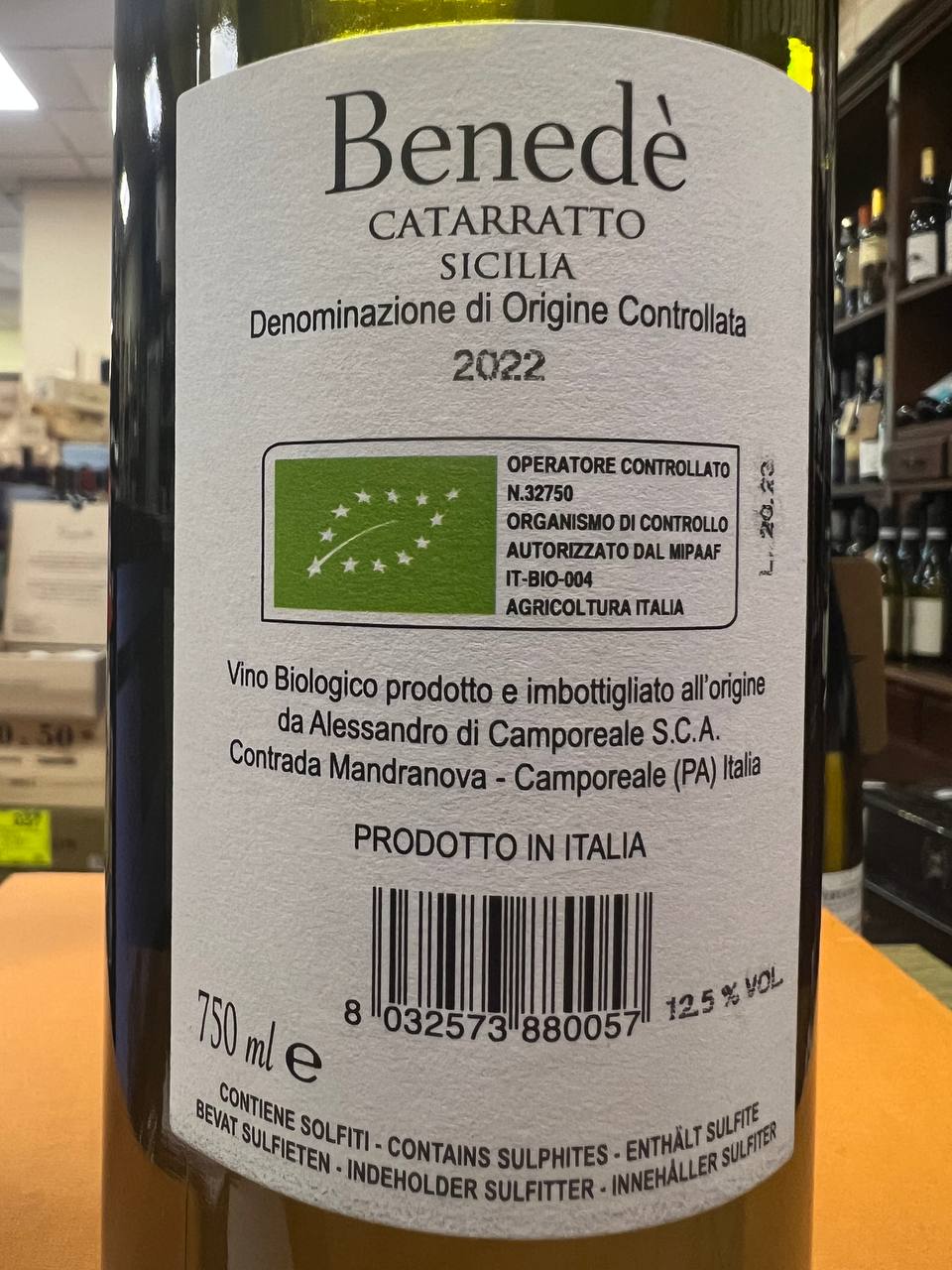 Benedè Catarratto 2022 - Alessandro Di Caporeale