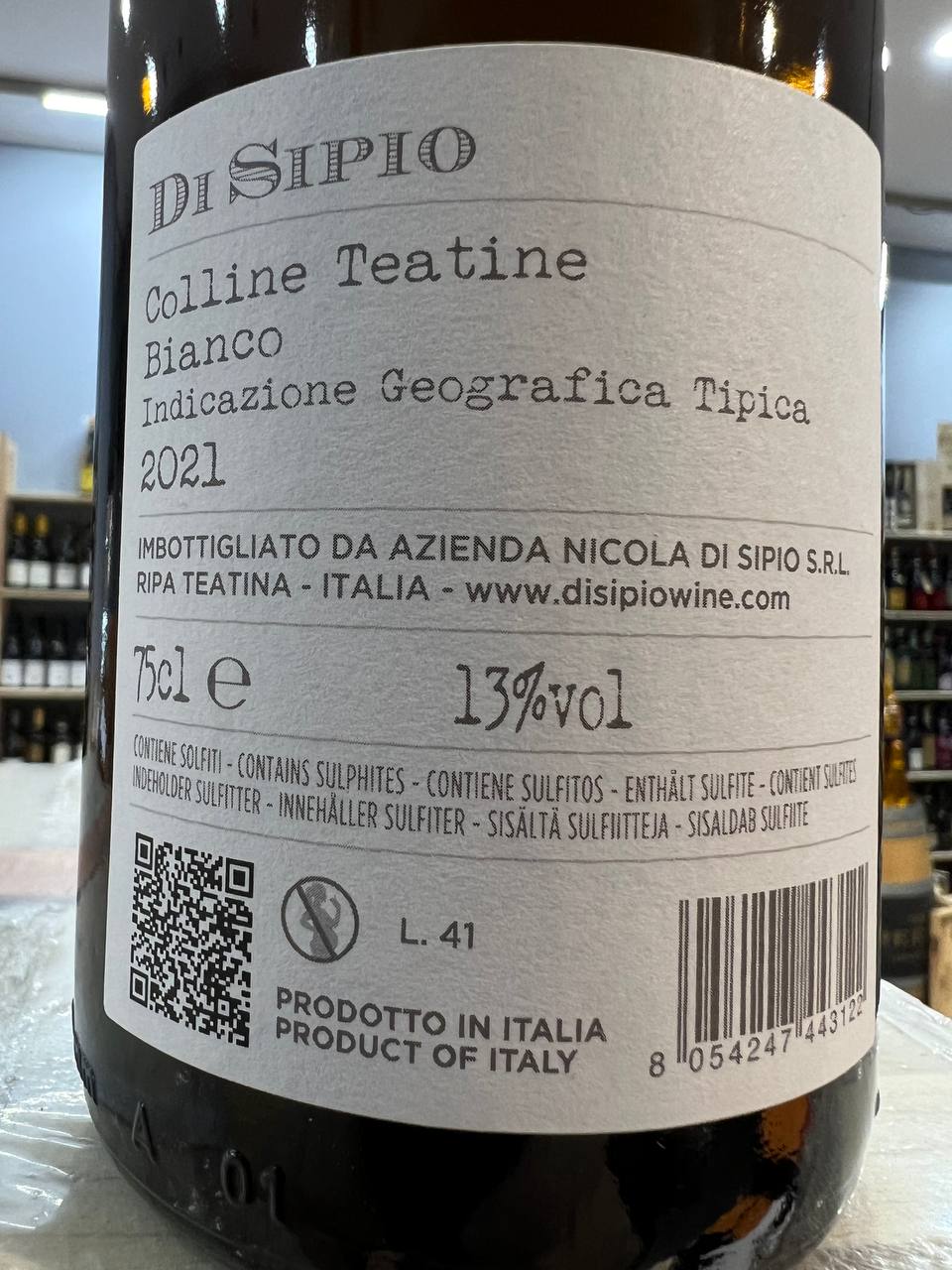 Di Sipio Bianco Colli Teatine IGT 2021