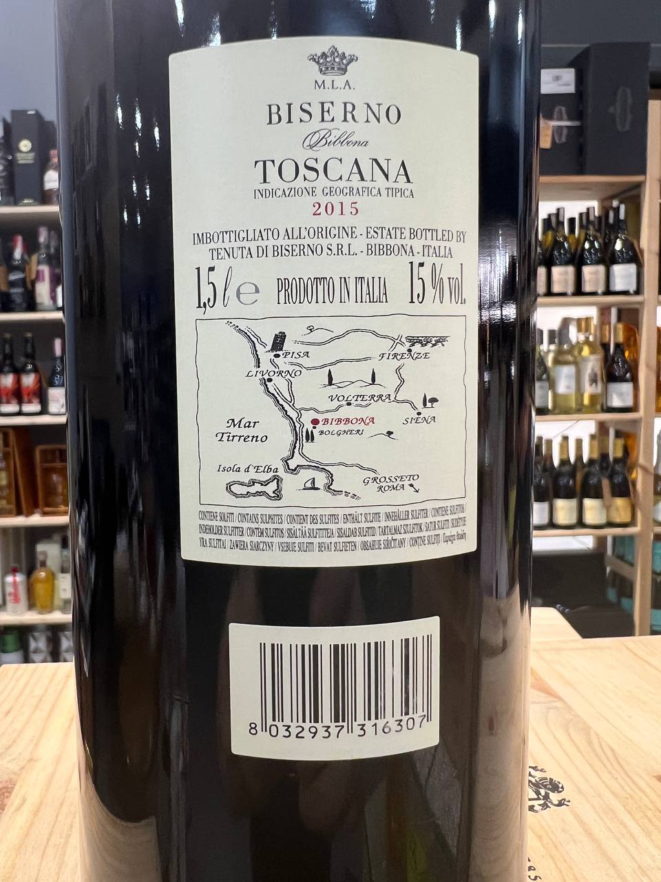 Biserno Magnum 2015 - In Cassetta Legno