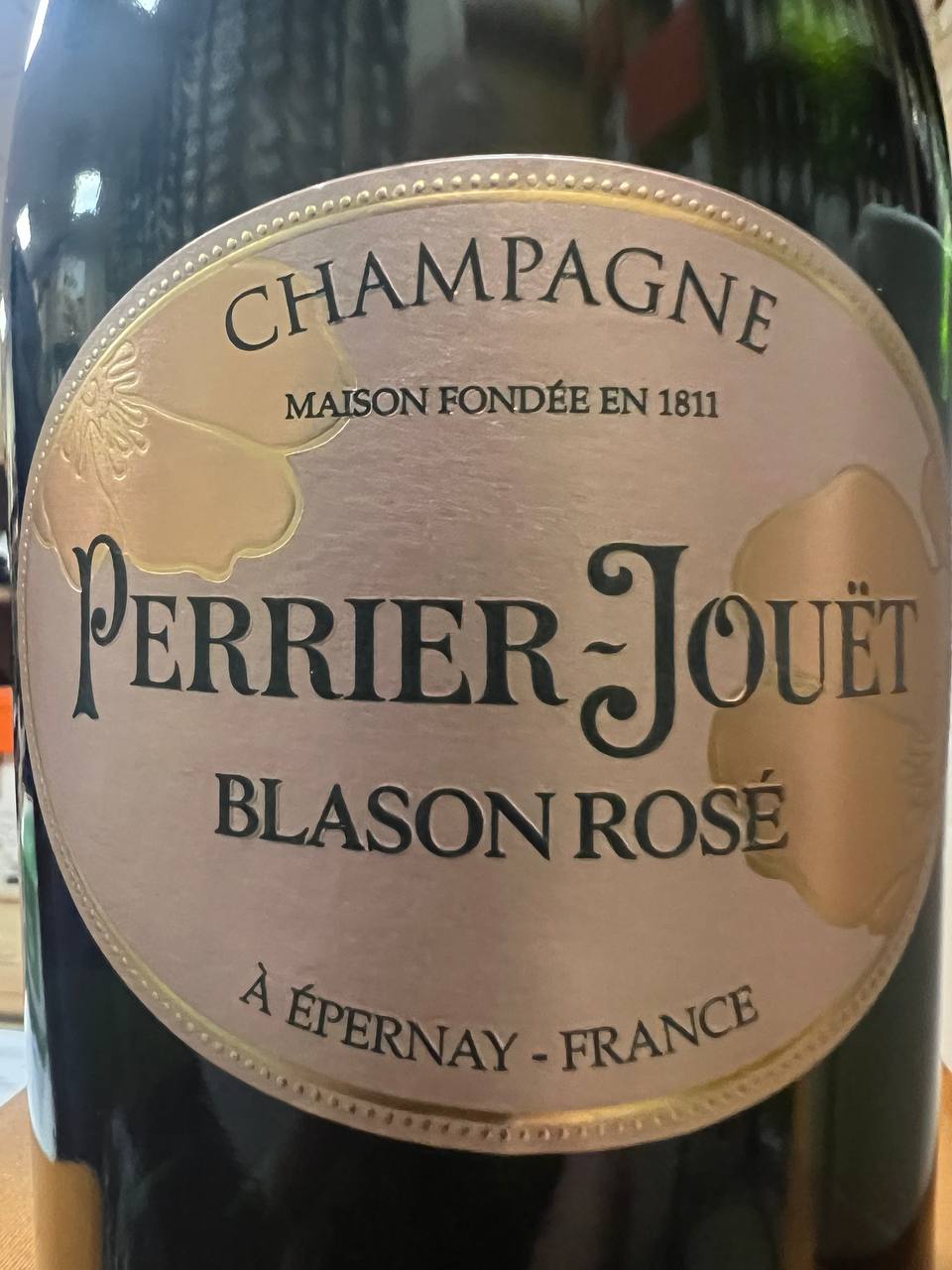 Blason Rosé Champagne Perrier-Jouët Astucciato