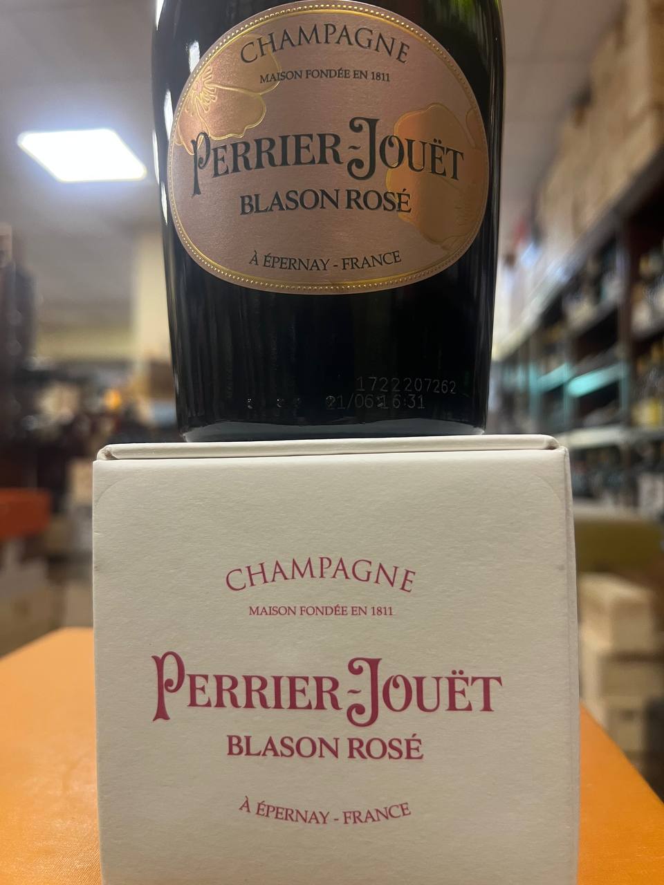 Blason Rosé Champagne Perrier-Jouët Astucciato