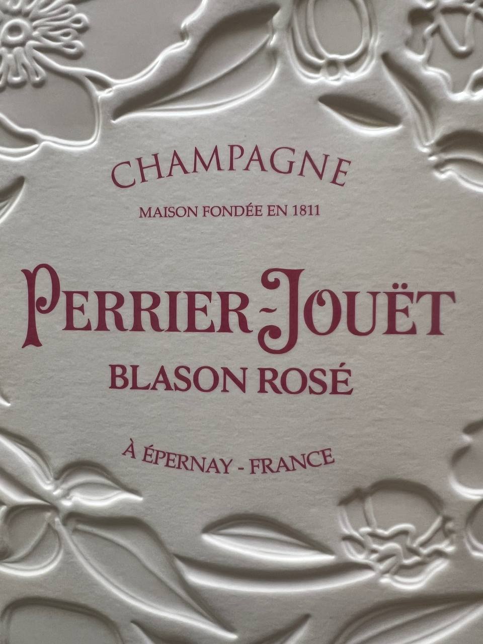 Blason Rosé Champagne Perrier-Jouët Astucciato