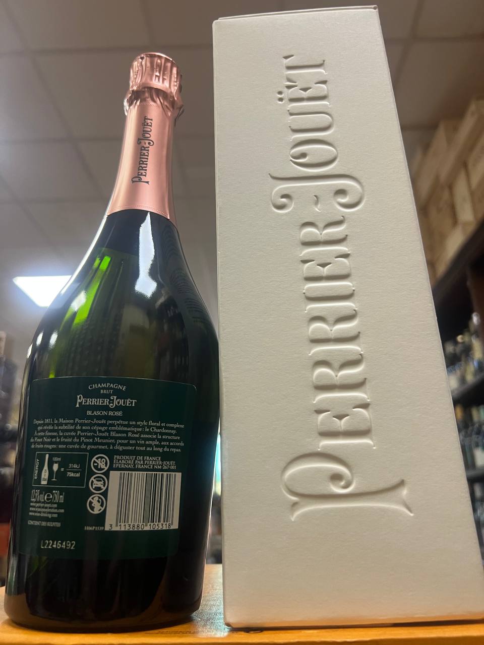 Blason Rosé Champagne Perrier-Jouët Astucciato