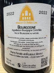 Maison En Belles Lies: Bourgogne Blanc 2022
