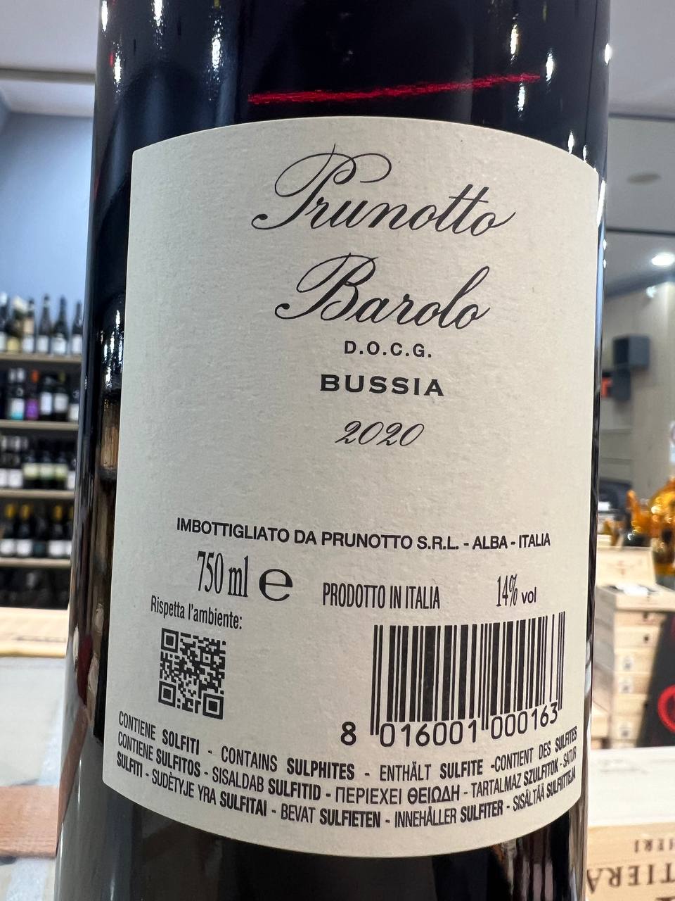 Barolo Bussia 2020 Prunotto