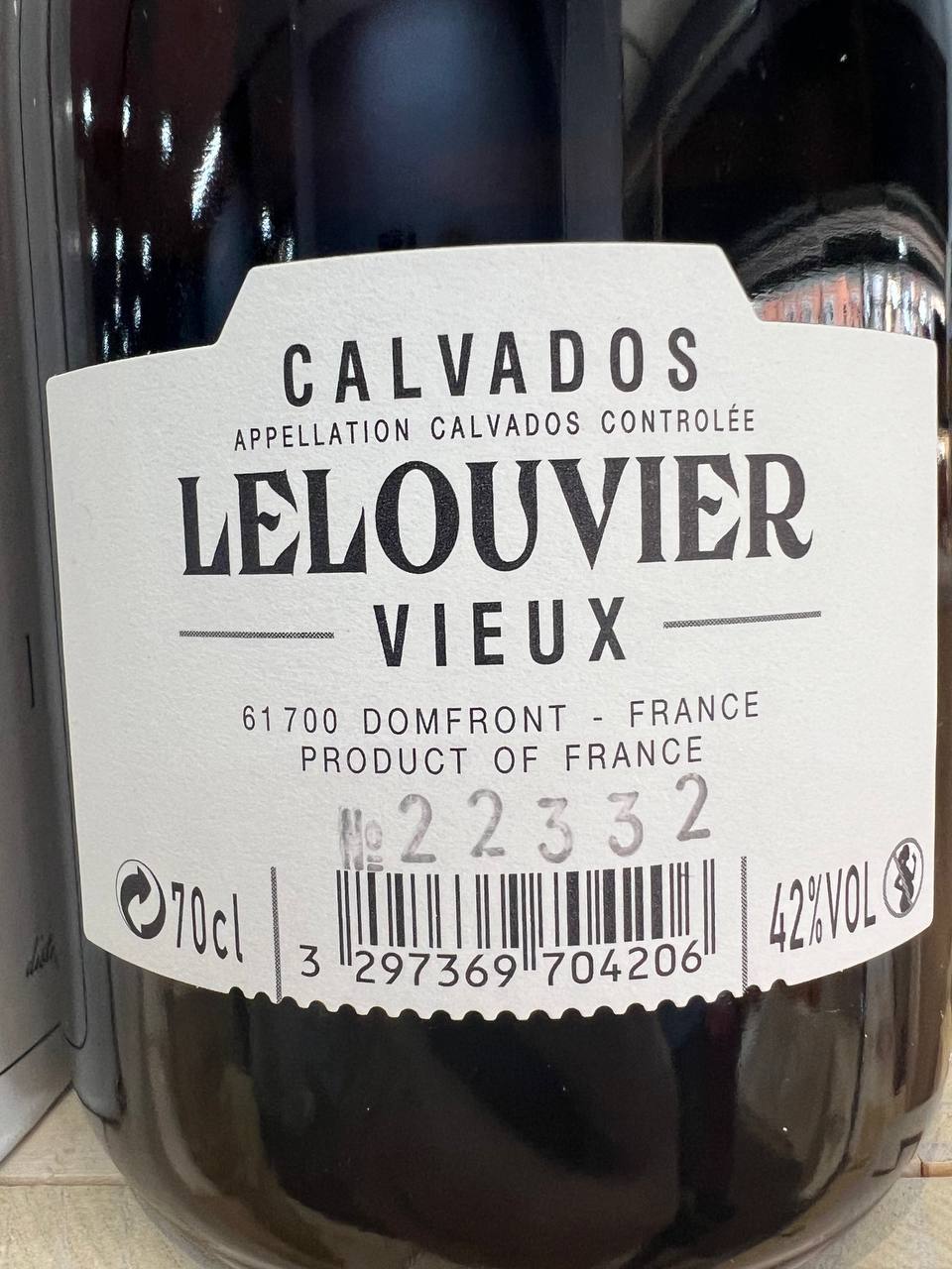 Lelouvier Calvados Vieux Astucciato