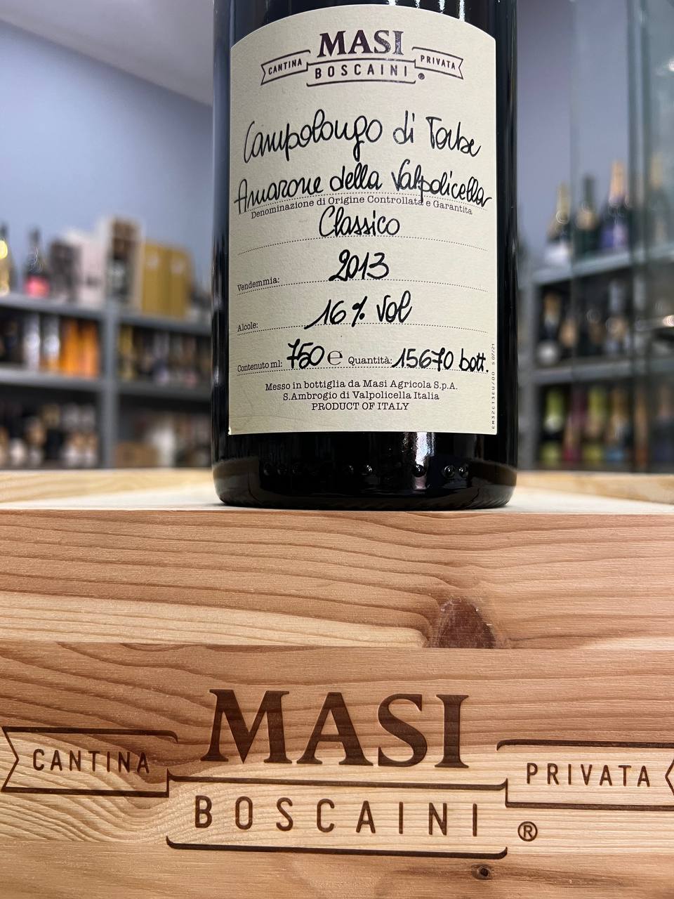 Campolongo Di Torbe 2013 Amarone Classico Masi