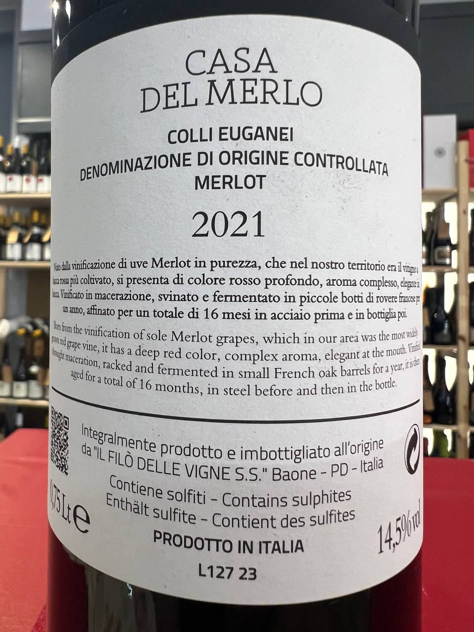 Casa Del Merlo 2021 Colli Euganei DOC