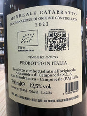 Monreale Catarratto Vigna di Mandranova 2023 Sicilia DOC