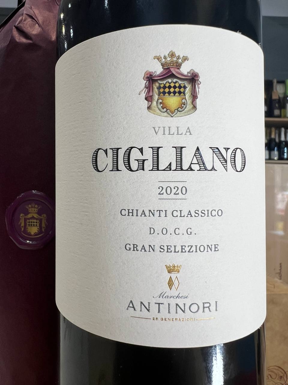 Chianti Villa Cigliano Gran Selezione 2020