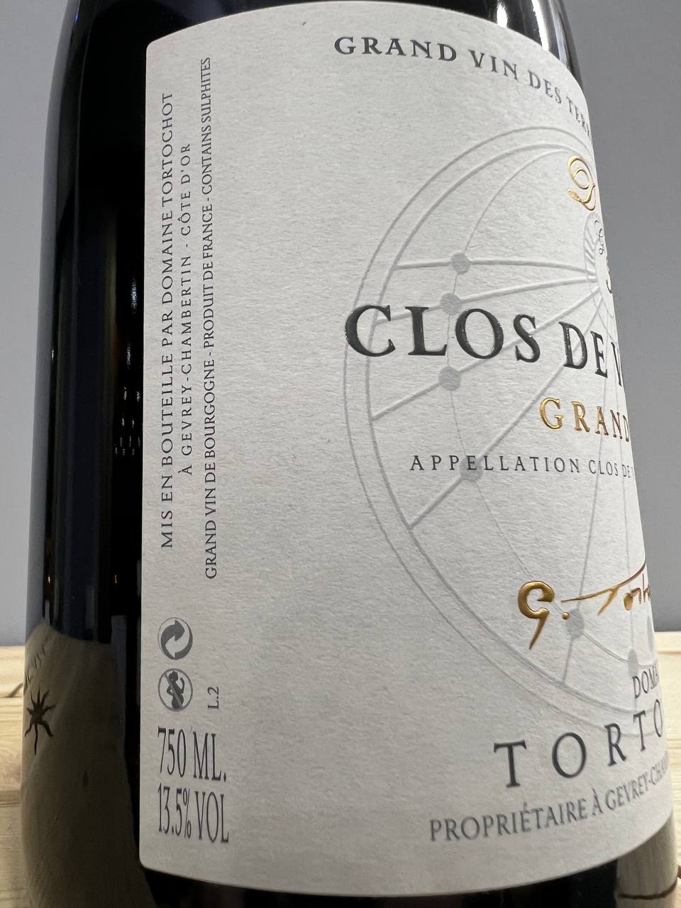 Clos de Vougeot 2017 Grand Cru Domaine Tortochot