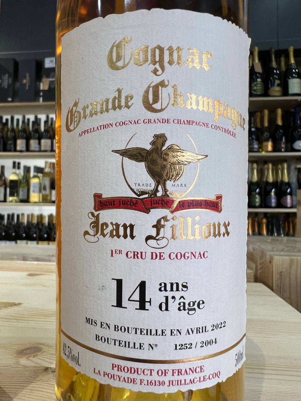 Cognac 14 Ans d'âge Jean Fillioux con Astuccio