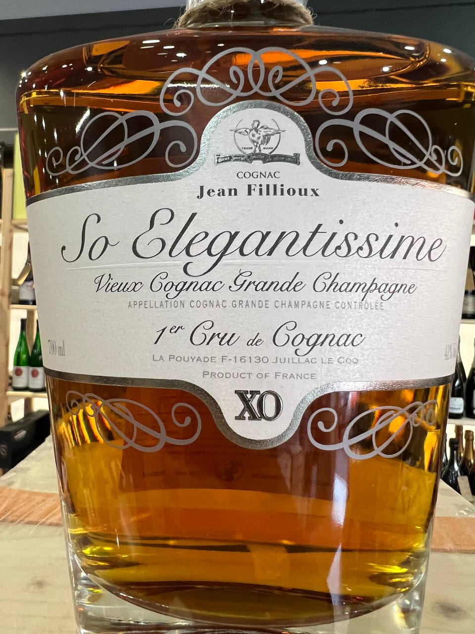 Jean Fillioux XO SO Elegantissime Cognac Astucciato