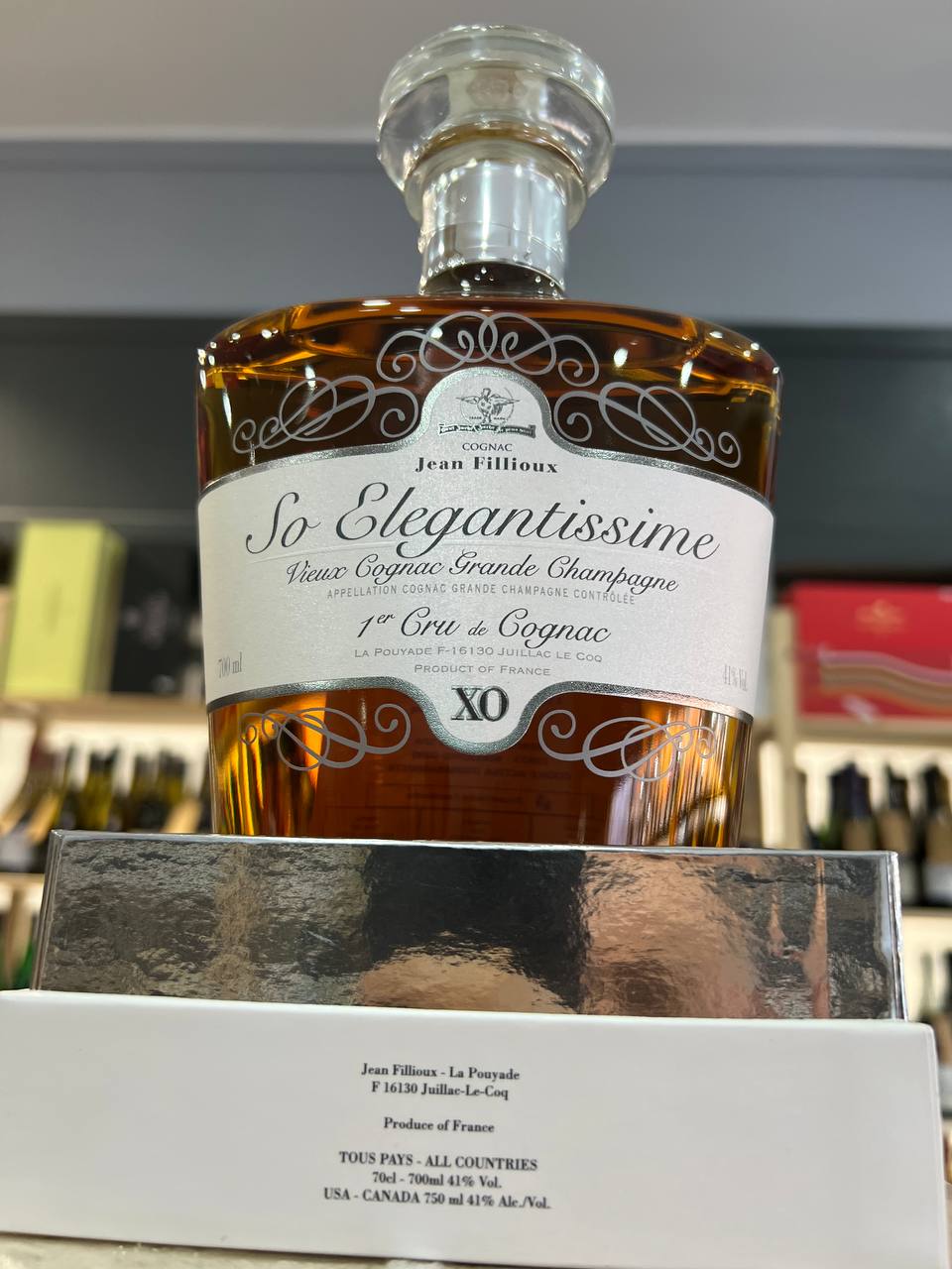 Jean Fillioux XO SO Elegantissime Cognac Astucciato