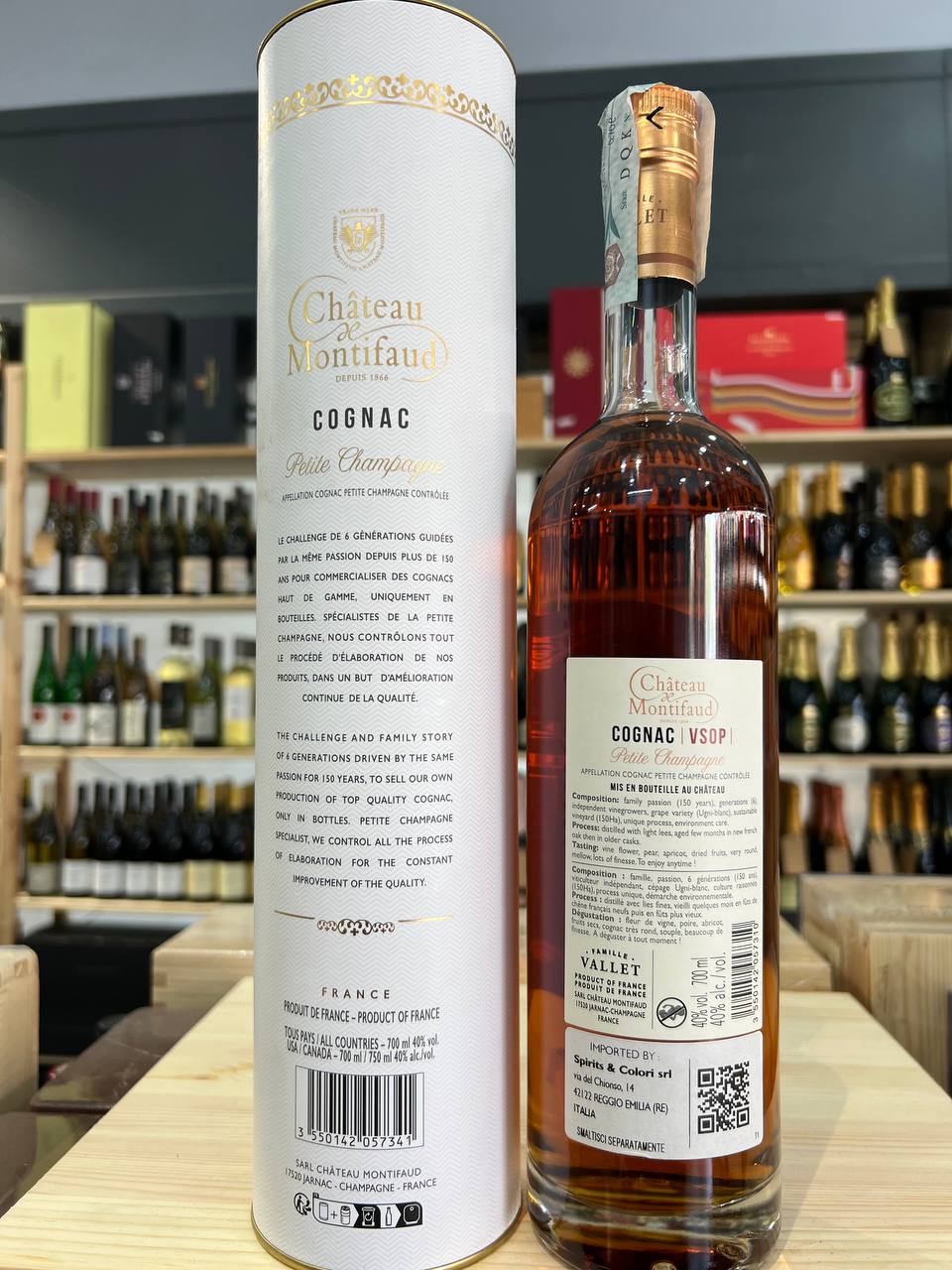 Cognac V.SO.P. Château de Montifaud - Astucciato