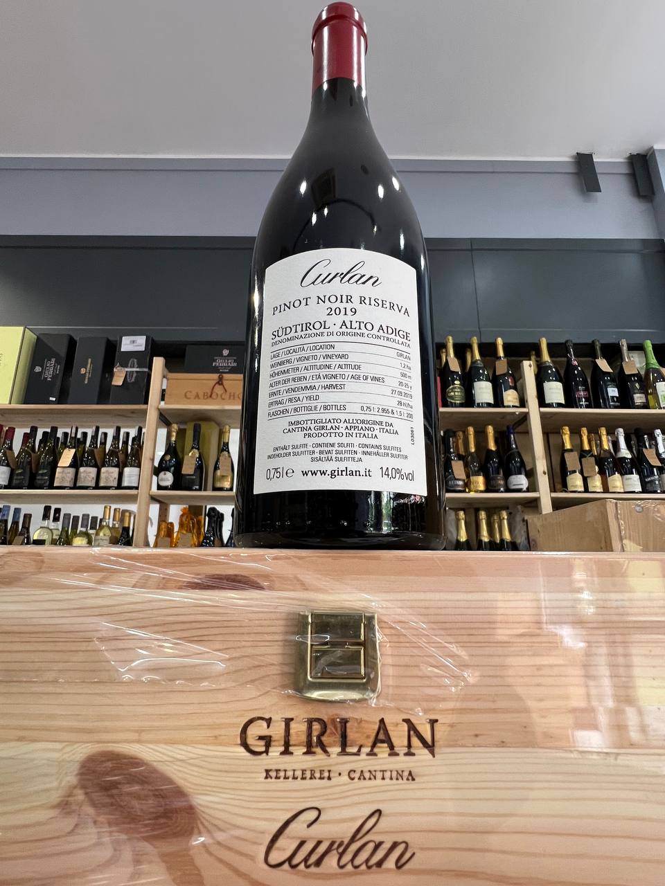 Pinot Nero Riserva Curlan 2019 Girlan (in cassetta legno)