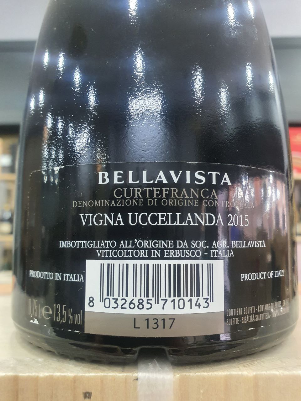 Bianco Vigna Uccellanda Bellavista 2015
