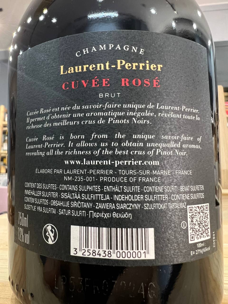 Champagne Cuvée Rosè Brut Laurent-Perrier