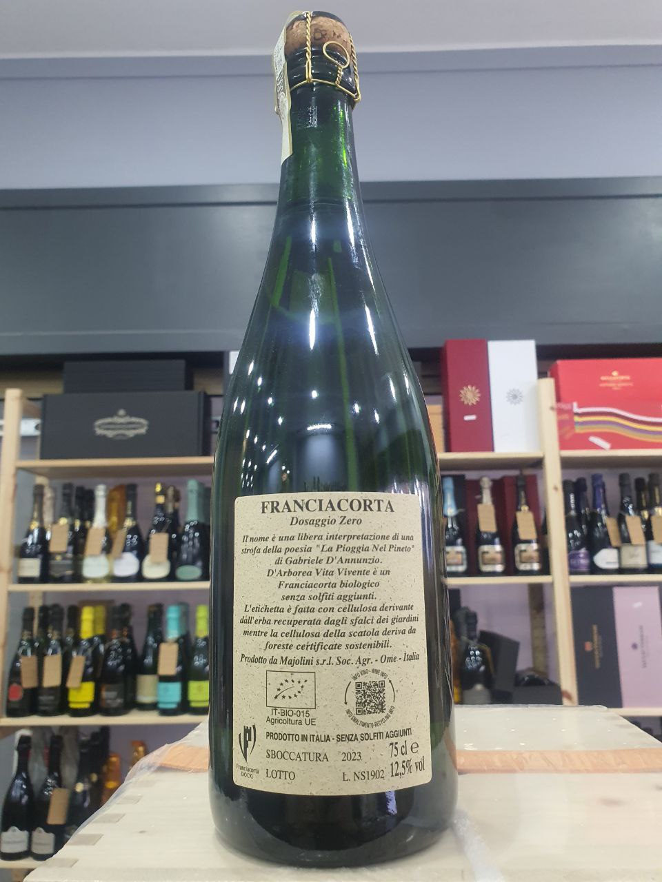 Franciacorta "D’Arborea Vita Vivente" Non Dosato Majolini