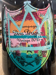 Dom Pérignon Vintage 2015 Jean-Michel Basquiat Collection Blue Design