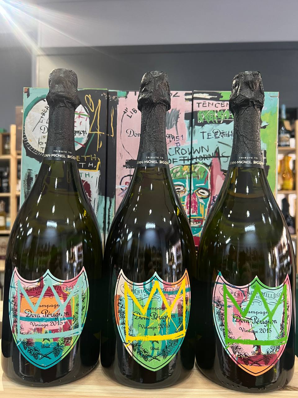 Dom Pérignon 2015 Trilogy Collection Jean-Michel Basquiat - Special Edition