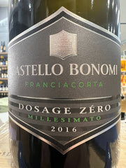 Franciacorta Castello Bonomi Dosage Zero 2016