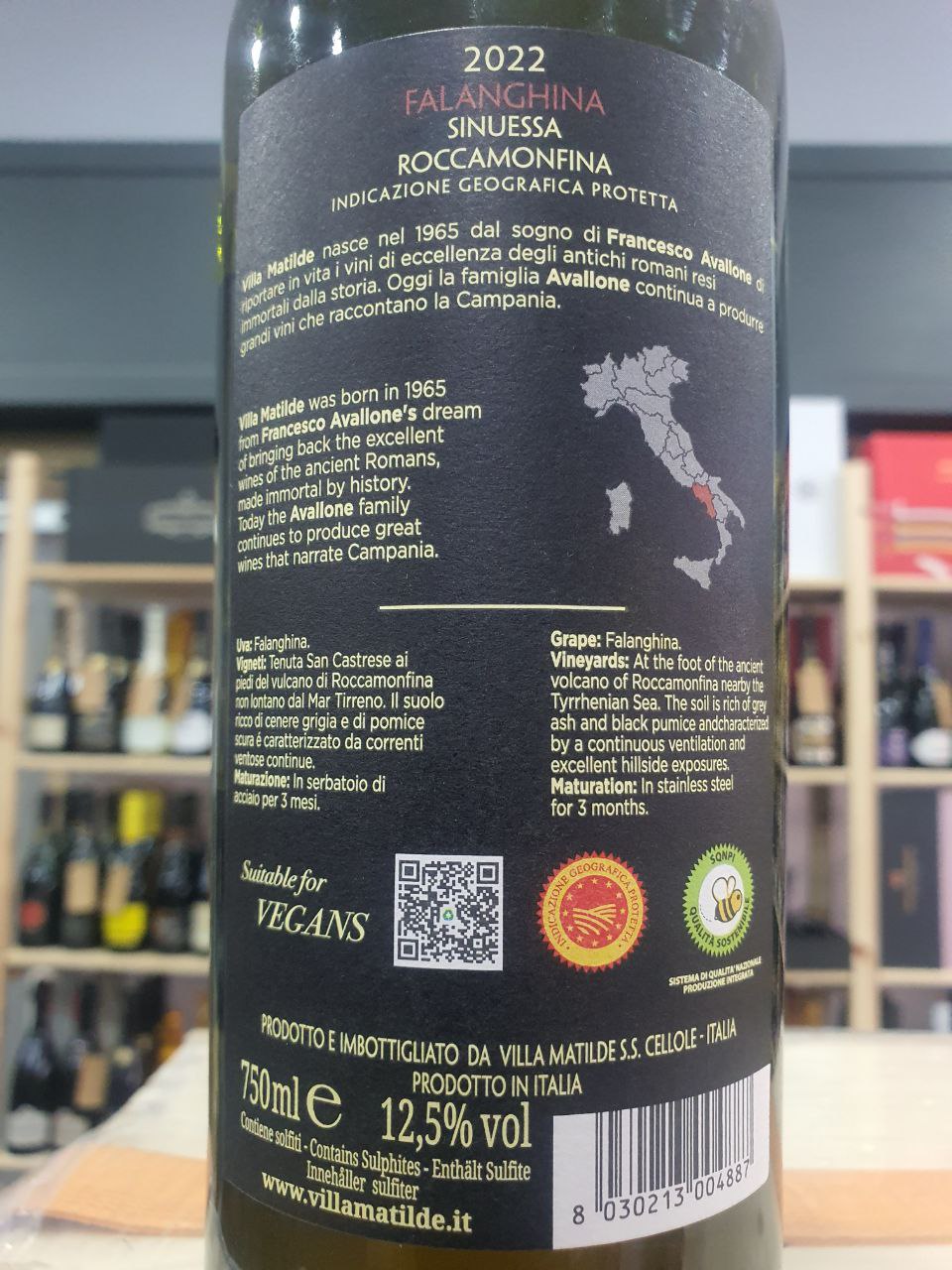 Sinuessa Falanghina  Roccamonfina IGP 2022 Villa Matilde