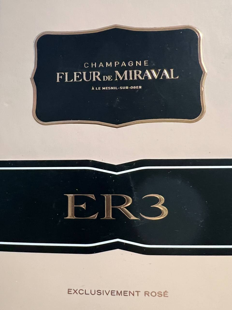 Champagne Rosé Fleur De Miraval ER3