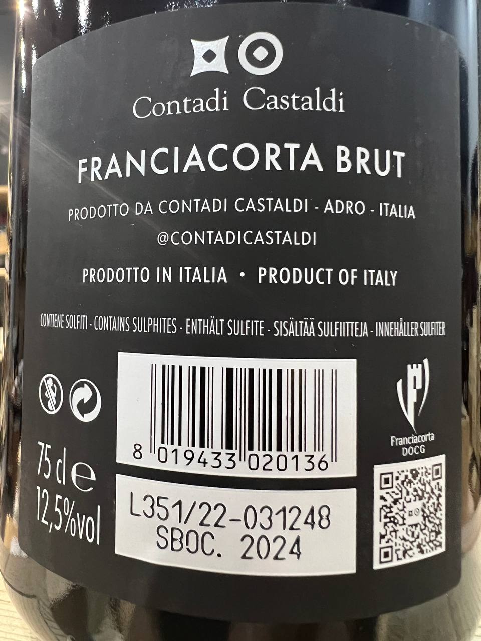 Franciacorta Contadi Castaldi Brut