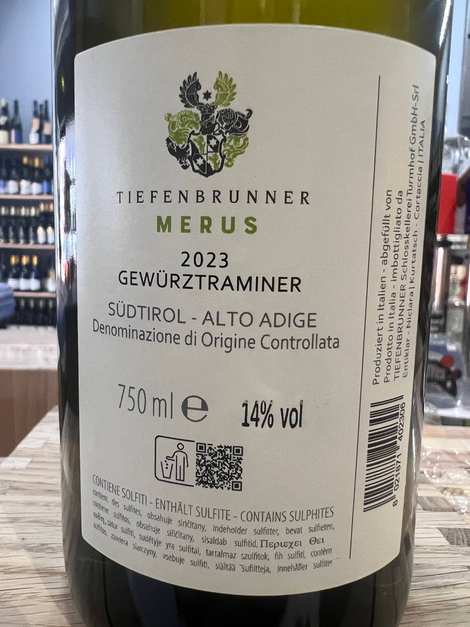 Gewurztraminer Tiefenbrunner Merus 2023