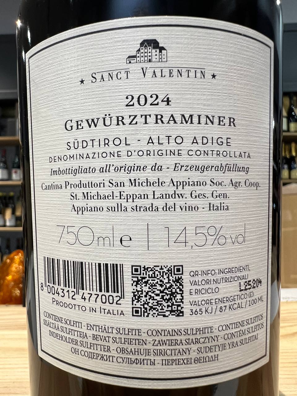 Sanct Valentin Gewürztraminer 2024 San Michele Appiano
