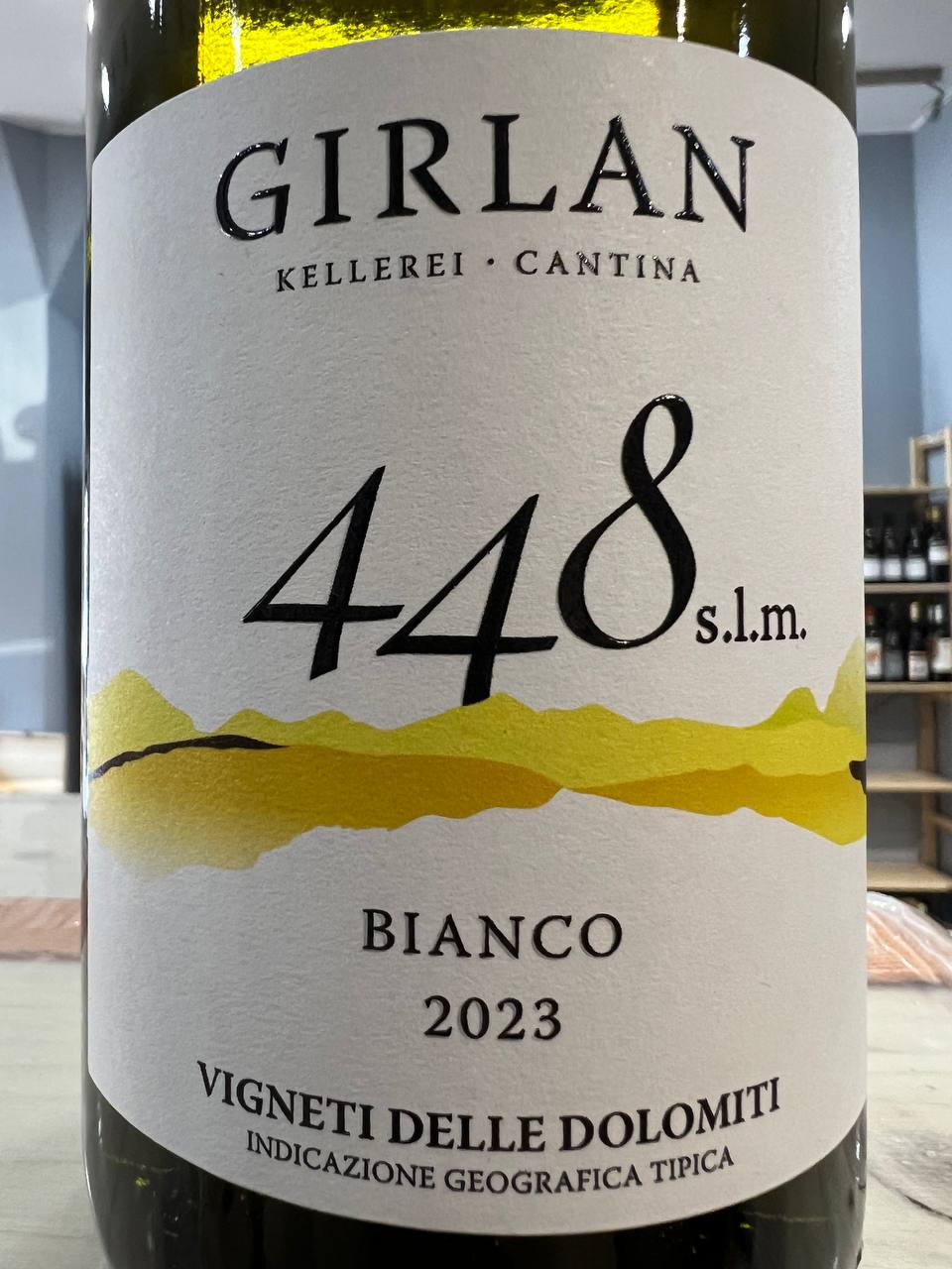 Girlan 448 s.l.m. Bianco 2023 - Tappo Stelvin
