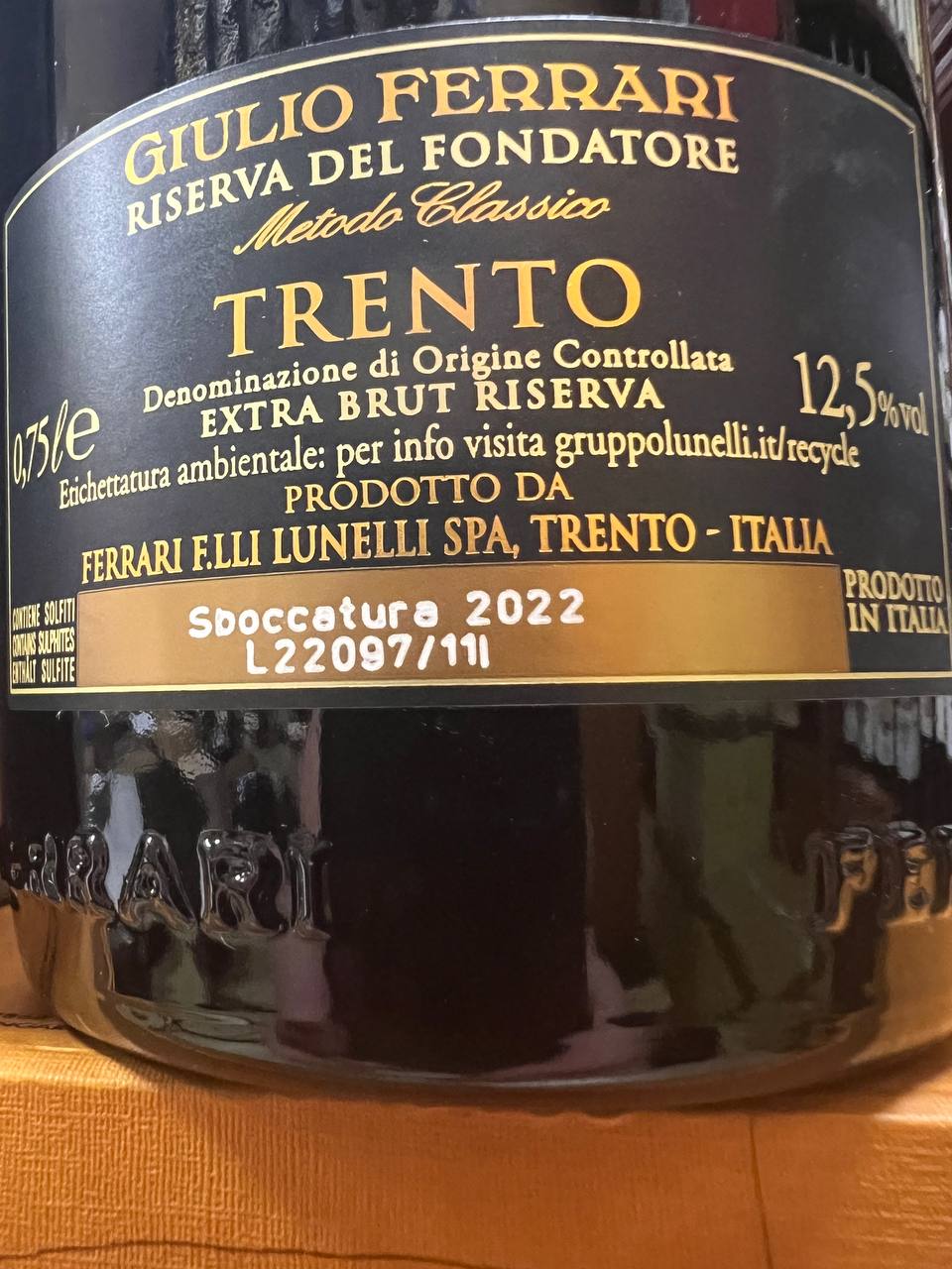 Giulio Ferrari 2010 - Brut Riserva Del Fondatore