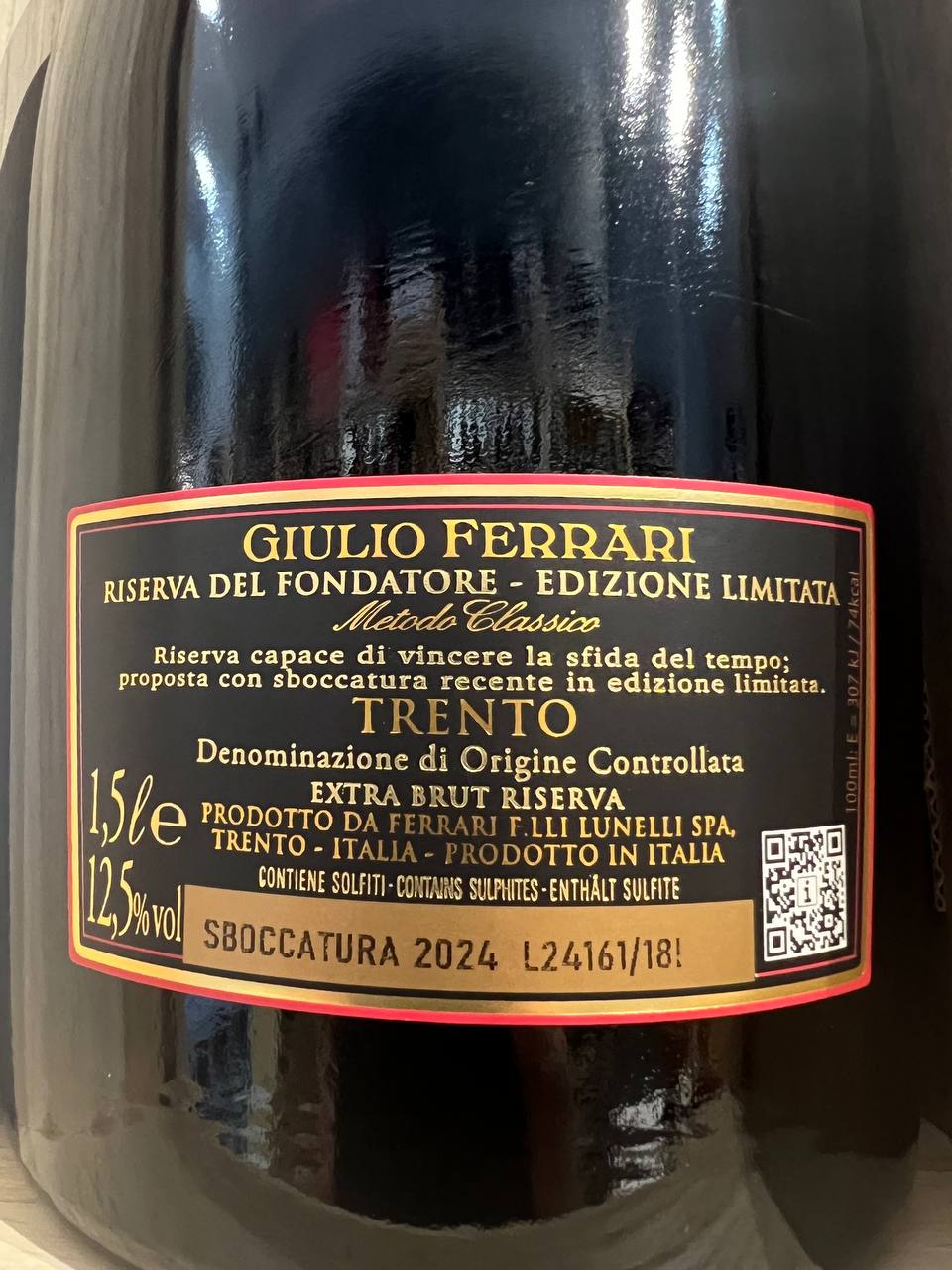 Giulio Ferrari Riserva Del Fondatore Magnum 2005 - Edizione Limitata
