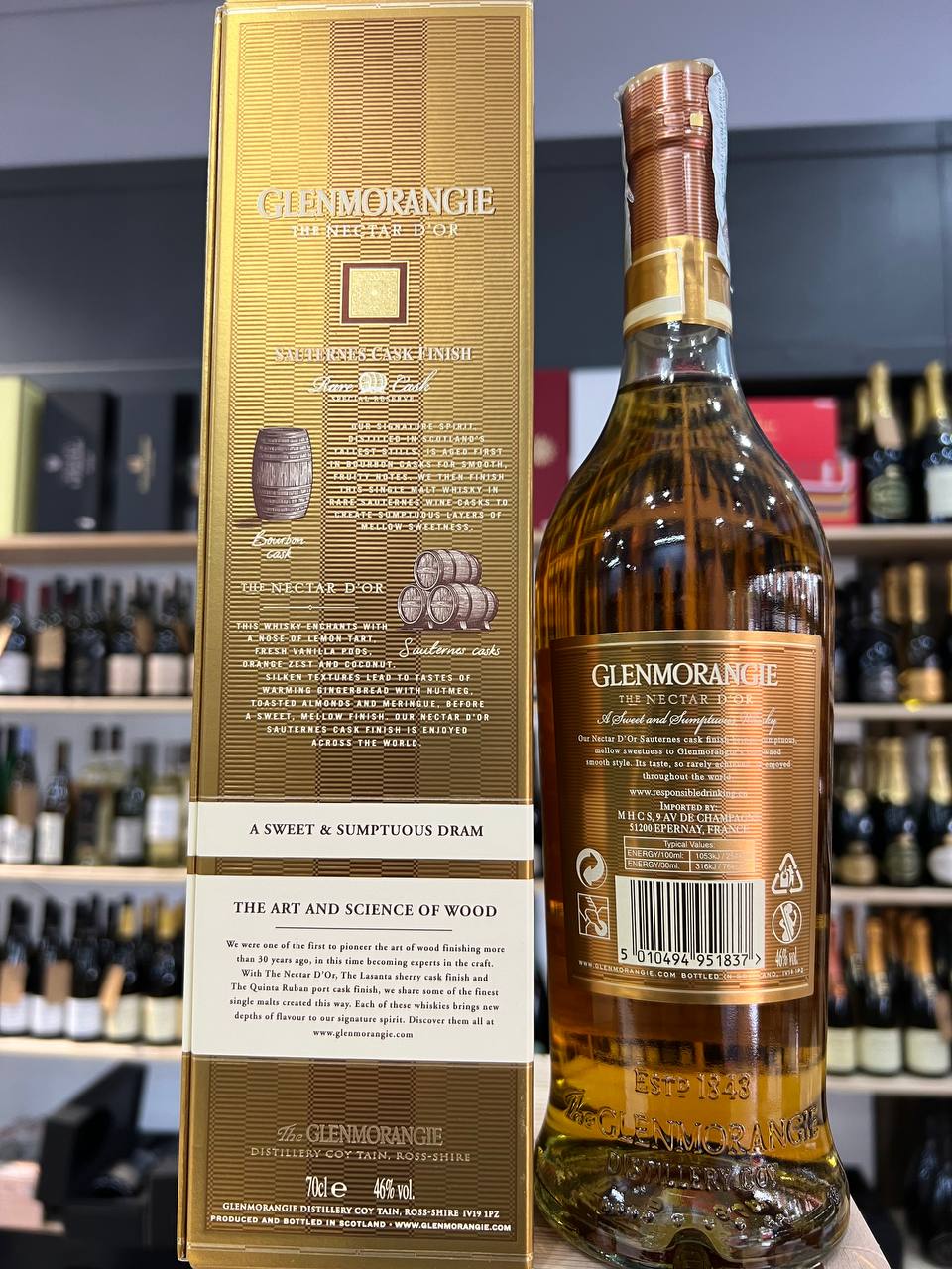 The Nectar D'Or Glenmorangie Sauternes Cask Finish Single Malt Scotch Whisky 12 Anni