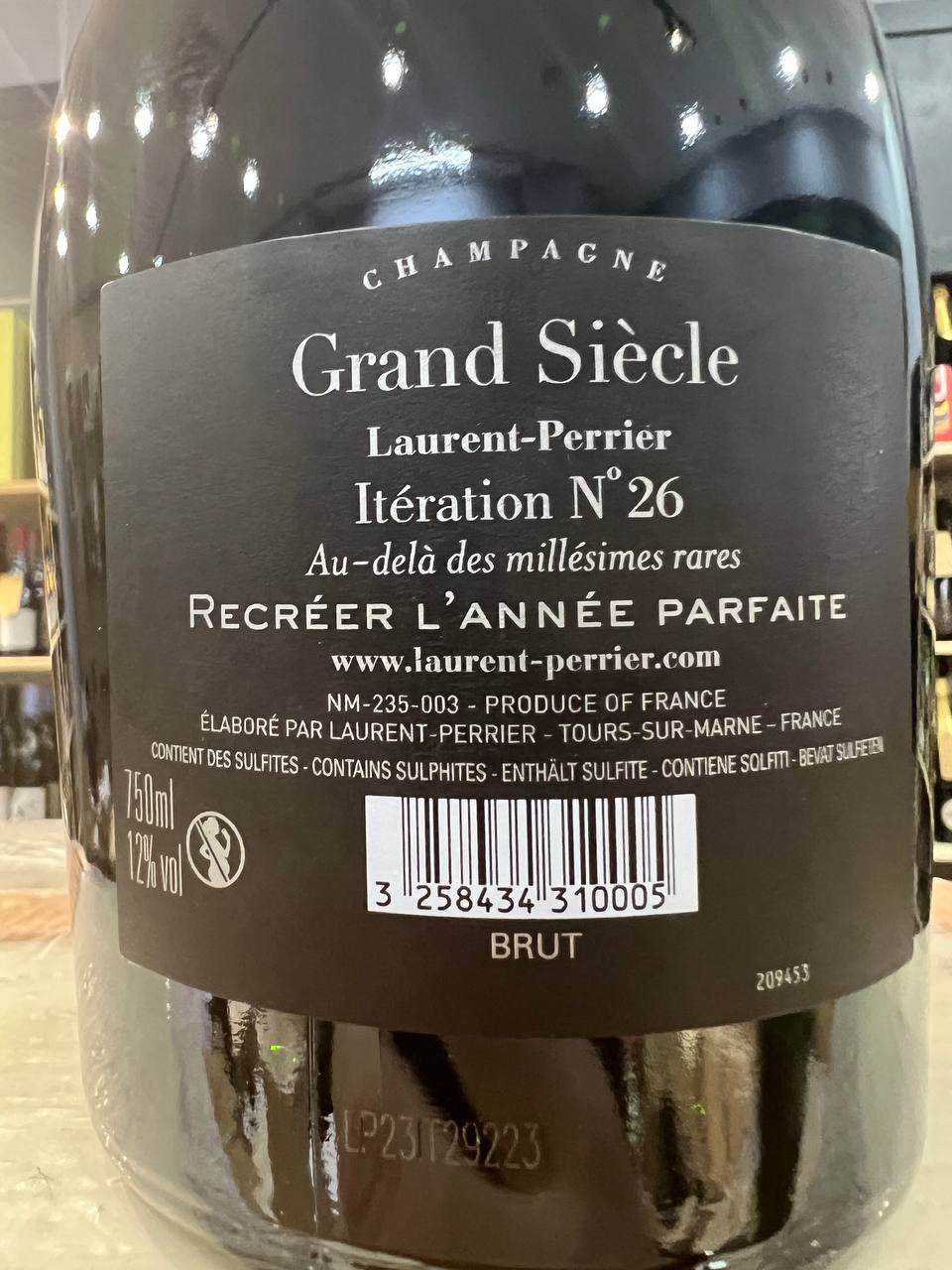 Champagne "Grand Siècle N°26" Laurent-Perrier - Astucciato