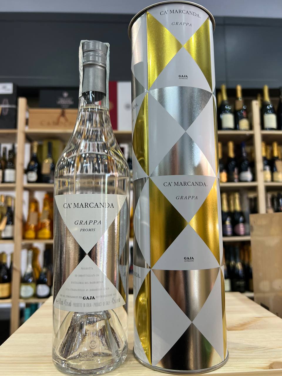 Grappa Ca' Marcanda Promis Gaja Astucciata