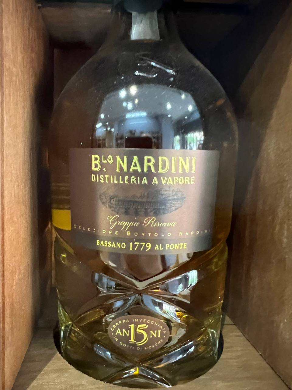 Grappa Riserva 15 anni Selezione Bortolo Nardini (Confezione legno)