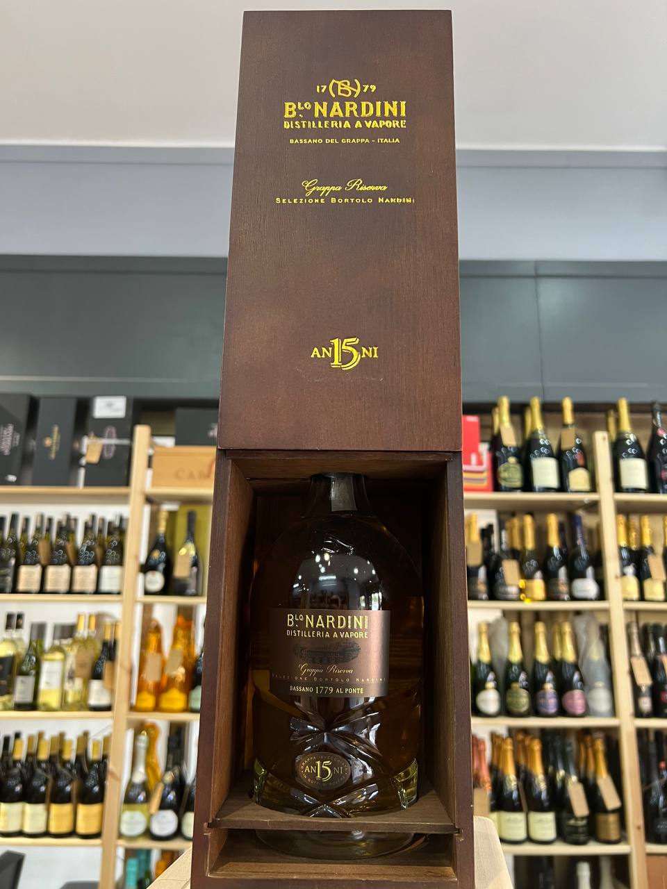 Grappa Riserva 15 anni Selezione Bortolo Nardini (Confezione legno)